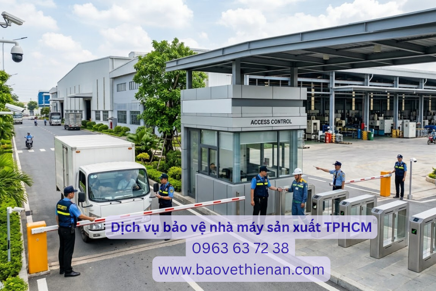 Bảo vệ công ty sản xuất tại TP.HCM giá bao nhiêu?